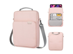 Bolsa Para Portátil Lurelia, Compatível Com Portáteis/tablets Até 13,3", Rosa, Poliéster, Proteção Antiquedas