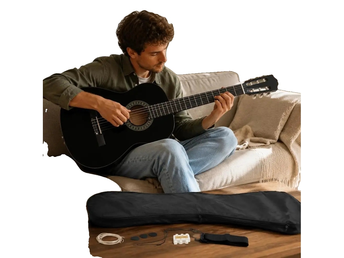 Violão Acústico, 36 Polegadas, Amigável Para Jovens, Material De Árvore De Basswood, 12 Posições De Tom, Ideal Para Iniciantes