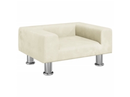 Kids Sofa, Kids Sofas Vidaxl Creme Veludo (50 X 40 X 26.5 Cm)