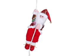 2026 adorno de Papá Noel para Navidad Colgante para Árbol de Navidad de Plástico Y Poliéster