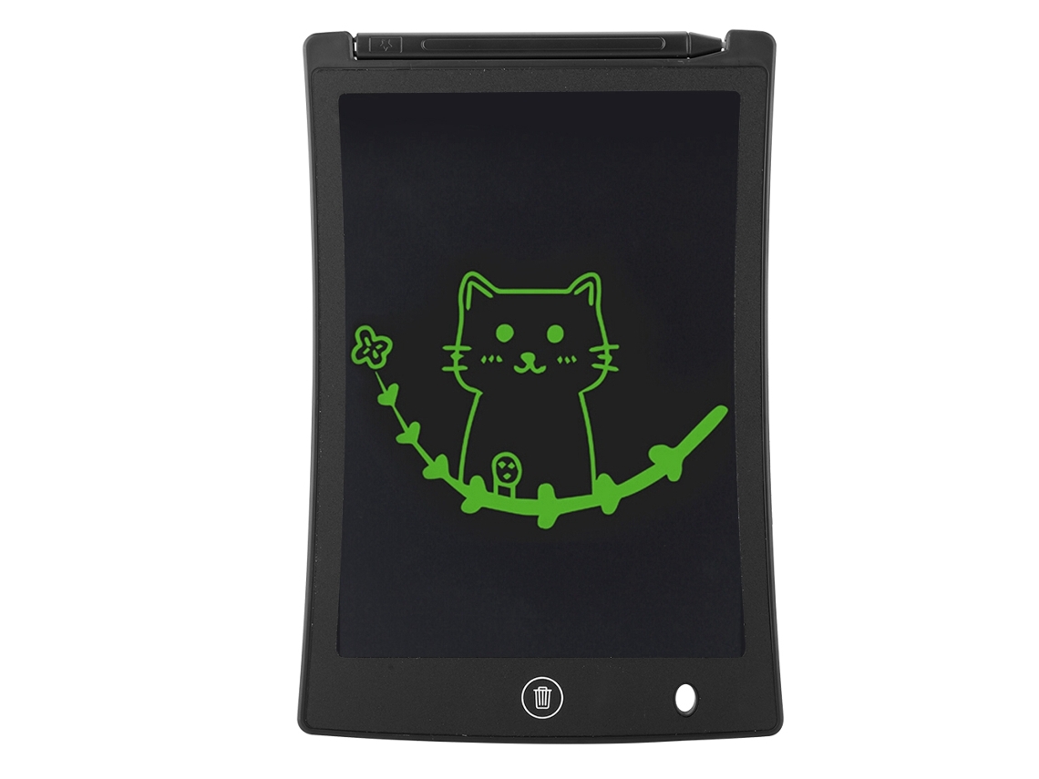 Tablete De Escrita Lcd (escrita À Mão E Desenho) Tablete De Escrita Lcd Portátil De 8,5 Polegadas (preto)