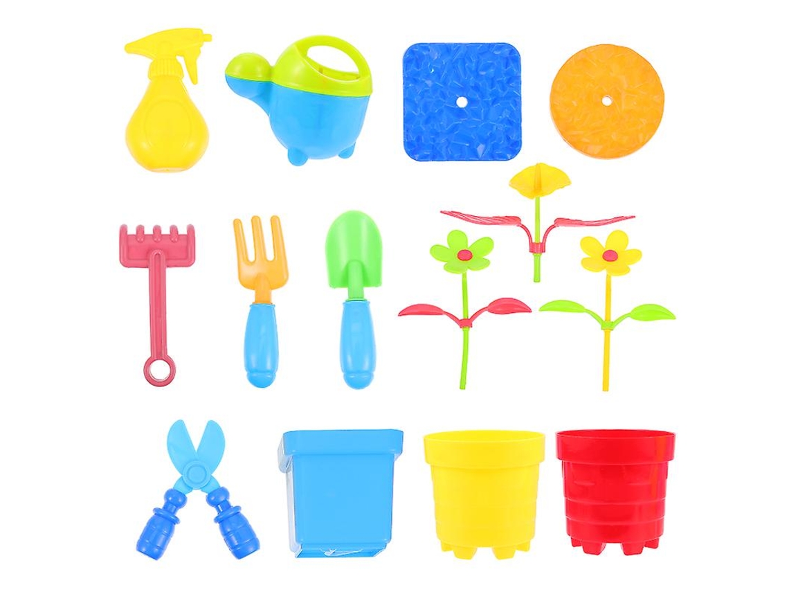 1 Conjunto De Brinquedo De Plantio De Flores Simulado Allinless
