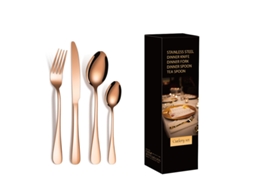 Conjunto De 24 Peças - Ouro Rosa