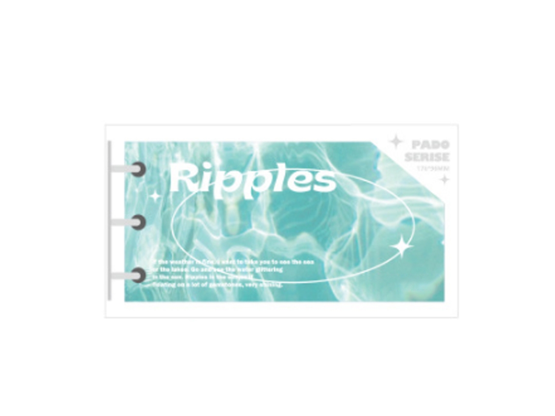 Bloco De Notas Para Estudantes Com Película Protectora Dupla E Capa Transparente Pp Caderno De Notas De Uso Múltiplo