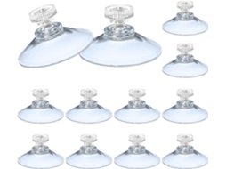 Conjunto De 12 Ventosas 40 Mm/1,61 Polegadas Com Parafuso M4, Almofada