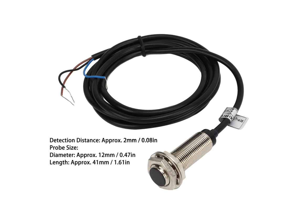 Laxiscreed Interruptor De Proximidade Indutivo Pnp 12mm Três Fios - Normalmente Aberto