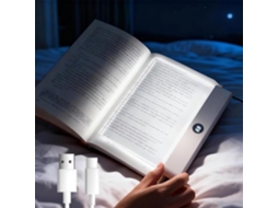 Luminária De Leitura Led Transparente E Plana, Lâmpada Inteligente