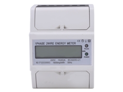 Medidor Elétrico Digital Monofásico Din Rail 10 40a Kwh Eletrônico