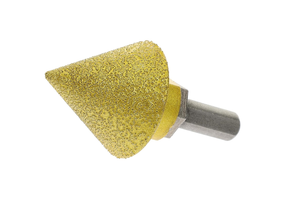 Traste Diamantado Com Chanfro, M10 38mm, Haste Hexagonal De 3/8"