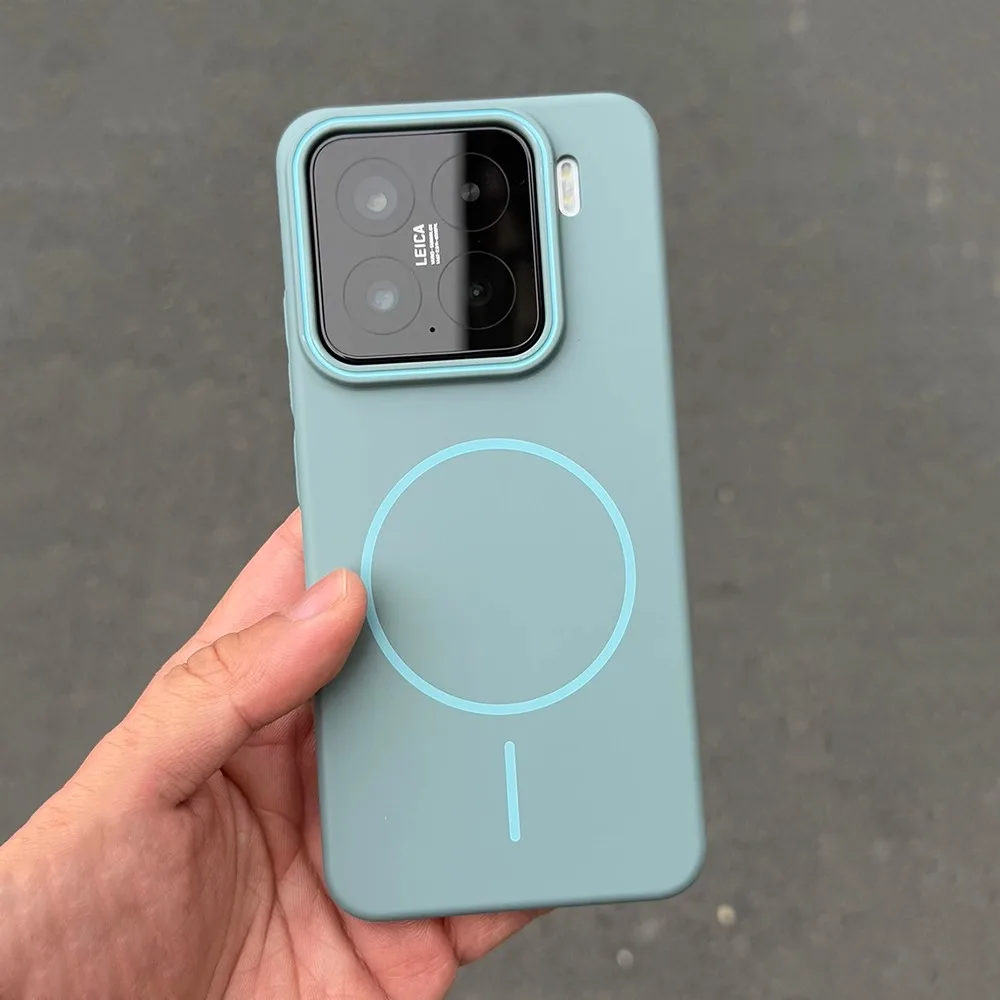 Capa Rígida Magnética (azul Redmi Note 13r), Protetor De Carregamento