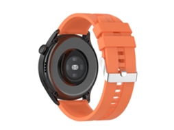 Bracelete Silicone Ajustável 22Mm para Huawei Watch 3/Watch 3 Pro/Watch Gt 2 46Mm/Watch Buds Laranja