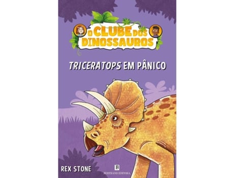 Livro Triceratops Em Pânico De Rex Stone (português)