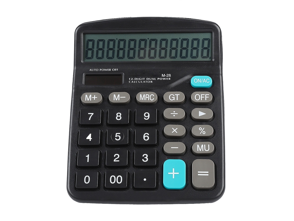 Calculadora Científica Solar De Dupla Energia Com Tela Grande De 12 Bits Para Escritório