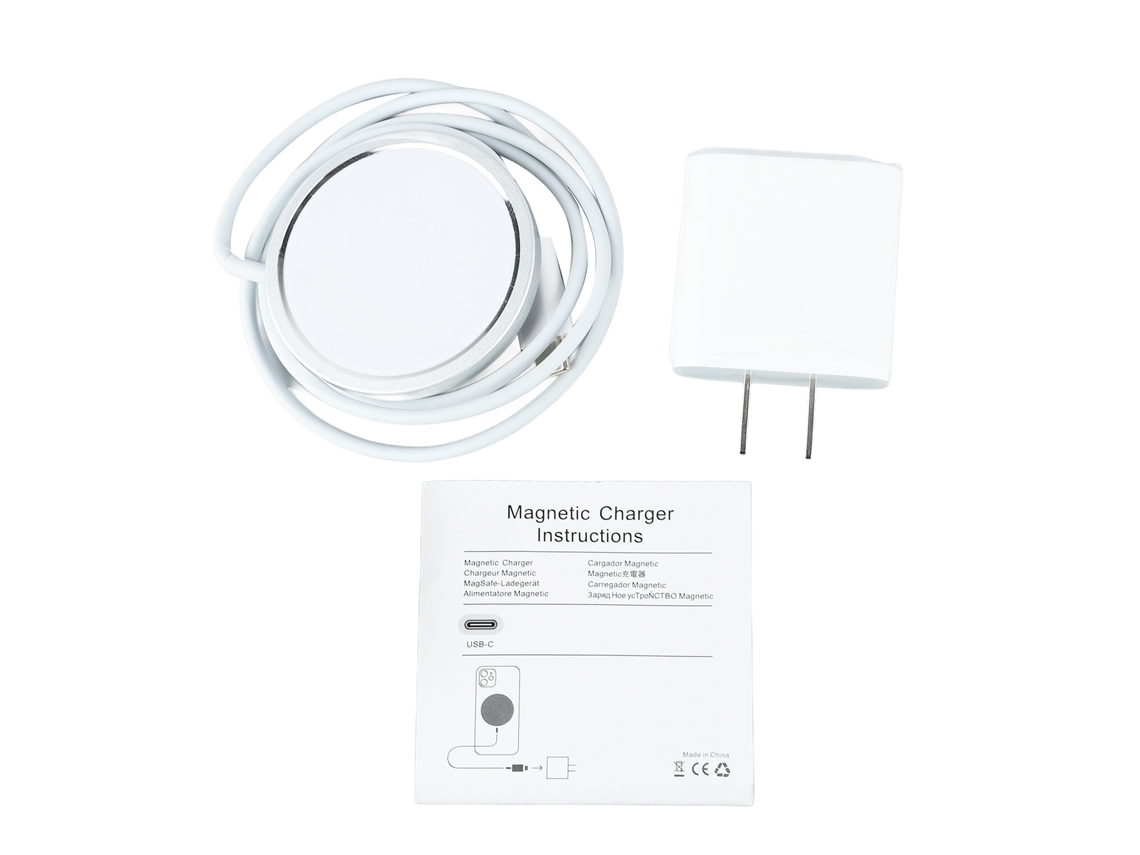 Carregador Sem Fio EOOCOO para iPhone 12, 20W rápido, magnético