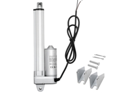 Atuador Linear Succebuy De 12 V 152,4 Mm 3000 N Ip65 Prata 5 Mm/s Impermeável