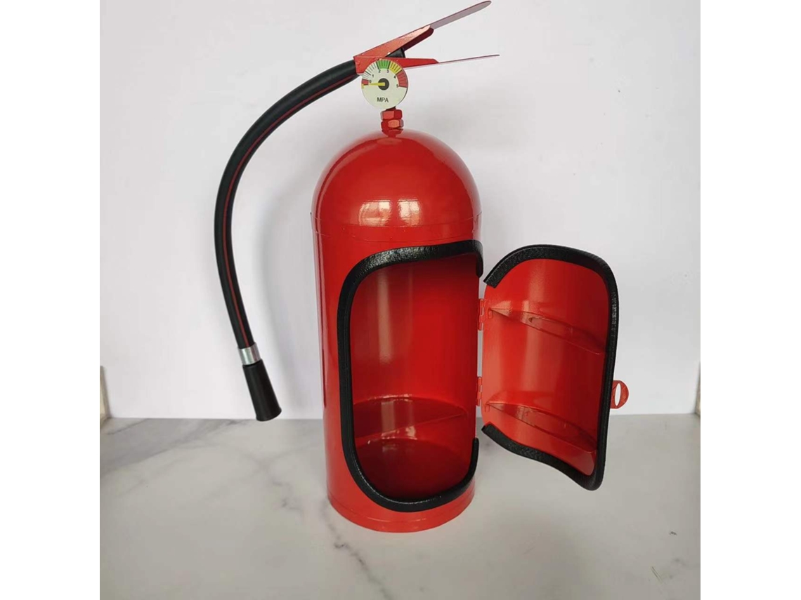 Mini refrigerador de vinho com extintor de incêndio, presente perfeito para homens Slowmoose
