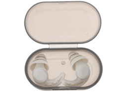 Tampões de Ouvido para Auxiliar no Sono com Estojo de Armazenamento para Proteção Auricular, Brancos, 3x2,8cm, 1 Par. TAISHENGDA