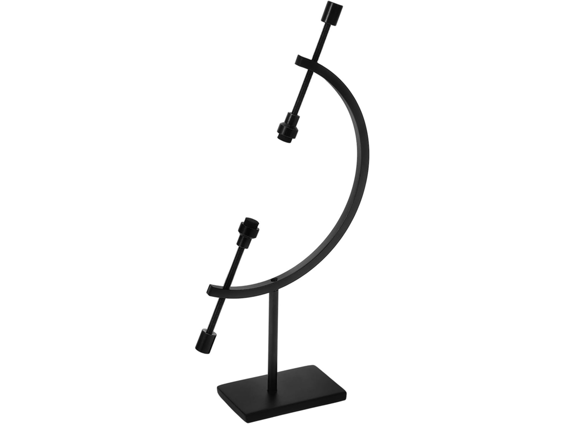 Suporte De Exibição Ajustável Metal Vicasky, Suporte Decorativo De Cobre Para Banheiro Pequenas Bolas Cristal Pretas