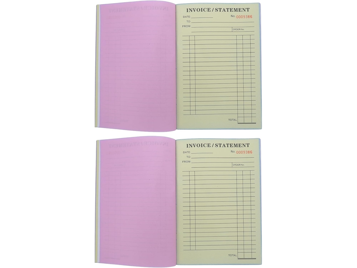 Popetpop Carnet De Bons De Commande Pour Entrepreneurs En Papier 2 Peças 60 Feuilles Documentation Précise
