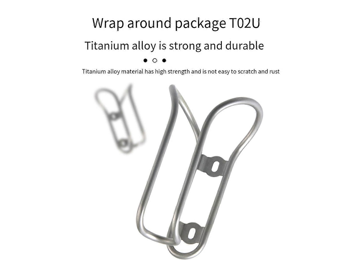 Suporte Para Garrafa De Água De Bicicleta Em Liga De Titânio Vazado Com Parafusos. Ideal Para Ciclismo.