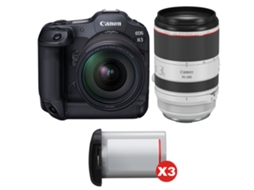 Eos R3 + Rf 24 70mm F/2.8 L Is Usm + Rf 70 200mm F/2.8 L Is Usm + 3 Canon Lp e19 + Ebook “20 Dicas para Fotos Que Impressionam” CANON