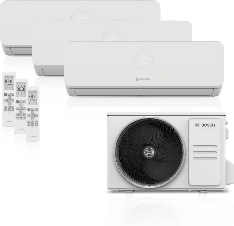 Ar Condicionado Multi Split Mural Climate 3200i - SET 87 WE 3X1 (21 m2 - 12000 BTUs - Branco)