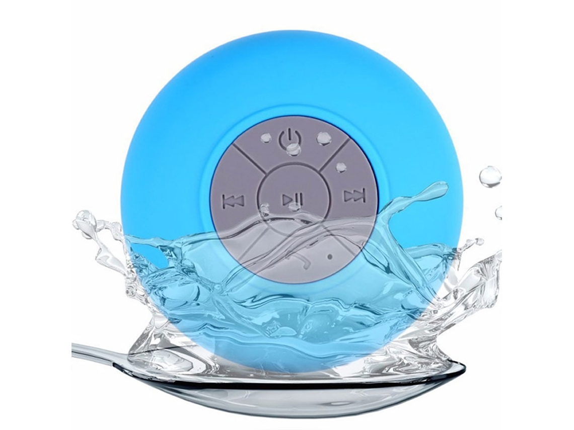 Mini alto-falante MDUG à prova d'água, cor azul celeste