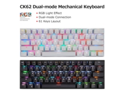 Teclado Mecânico Gamer LAXISCREED Branco