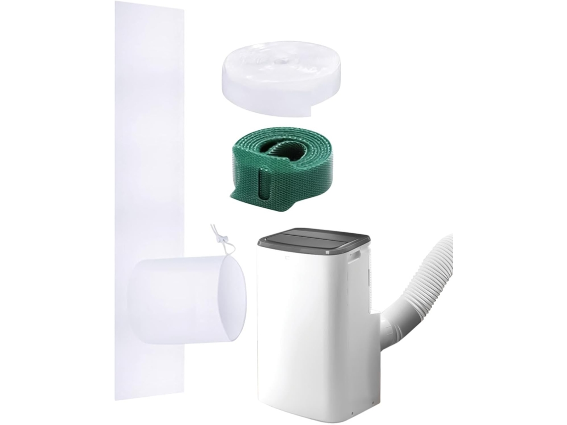Kit De Vedação Para Janelas Ar Condicionado, Conjunto De Bloqueadores Saída Ar Condicionado