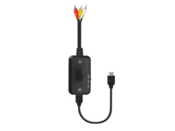 Conversor de vídeo AV RCA para HDMI com cabo USB 1080P para mini console de videogame DVD TV Cabo Adaptador Acessórios por E Slowmoose