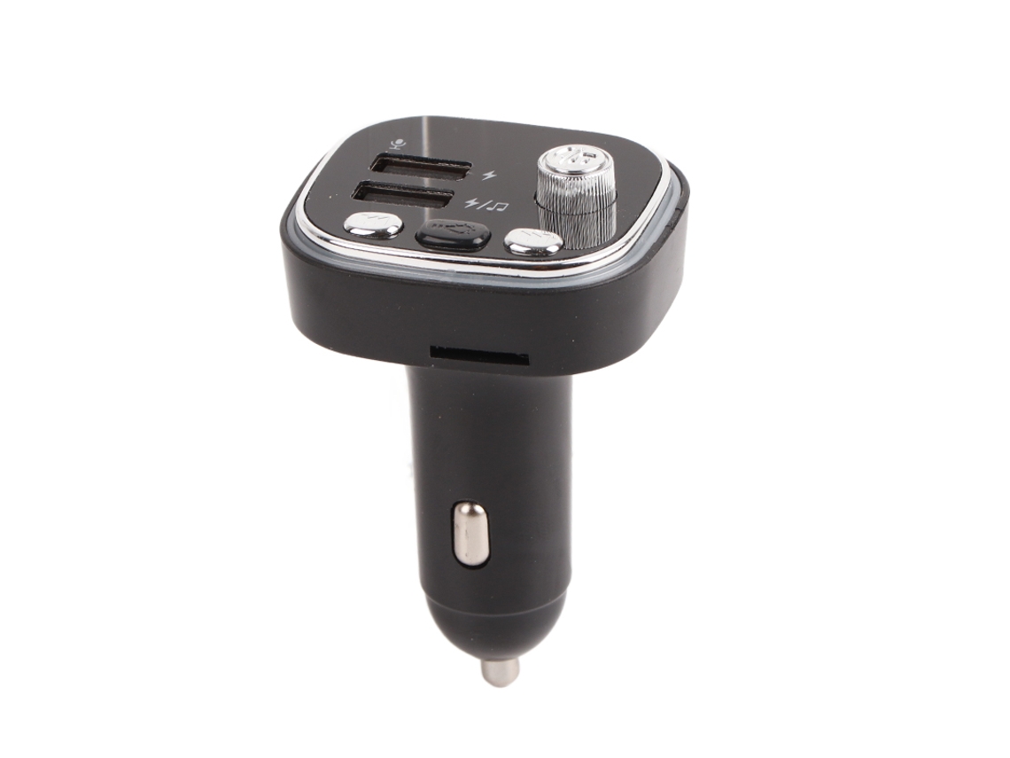 Transmissor Fm Bluetooth Veicular, Usb, Carga Rápida, Mãos-livres