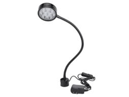 Luz de Mesa de Trabalho Led 7w, Pescoço de Ganso Flexível, Base Magnética, Forte | S/MARCA