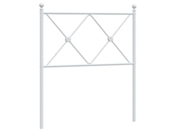 Cabeceira de substituição de 80 cm em metal branco, exclusiva da MAISON.