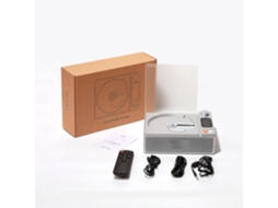 Leitor Cd Portátil 5.1 Compátivel Com Cd-r, Cd-rw, Mp3, Wma, Com Entrada Usb, Rádio Fm E Visor Digital Led