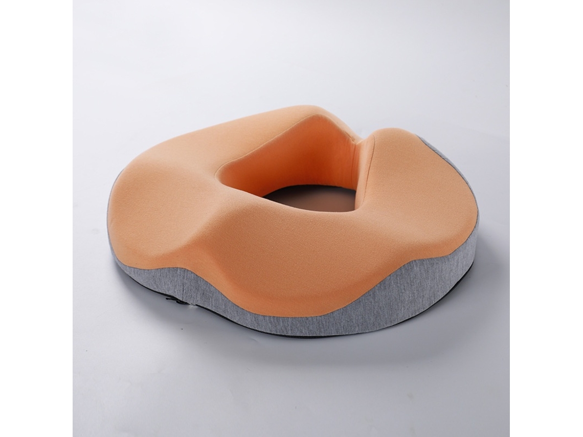 Almofada De Assento Ergonómica Em Espuma Viscoelástica, Laranja Elysve