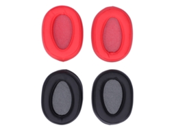 Aetheria almofadas de Ouvido para Sony Mdr 100abn Wh h900n, Substituição Pu+espuma Vermelha e Preta