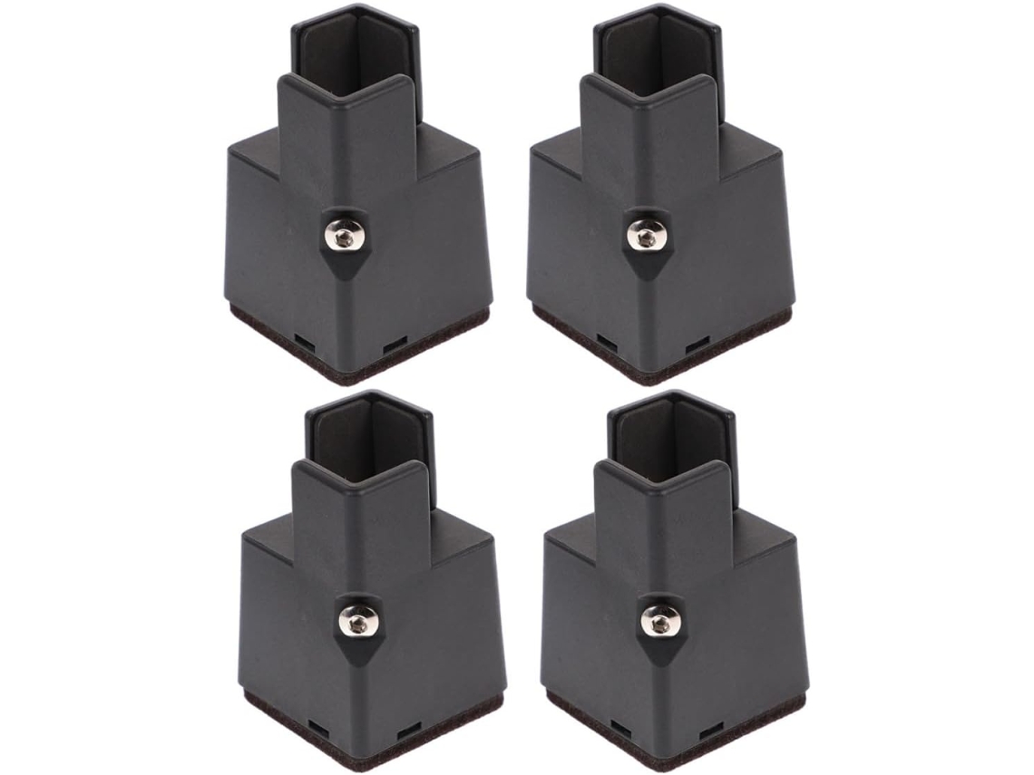 Tressino Elevadores Chão Ajustáveis Em Madeira 5 Cm, 2 Polegadas, Para Mesa E Decoração, Lavável, Resistente E Decorativo