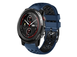 Pulseira De Silicone Respirável Bicolor De 22 Mm Para Amazfit 3