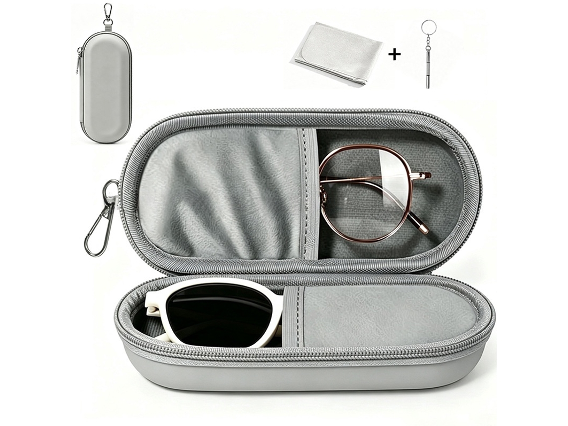 Bolsa Para Óculos De Sol Eva Resistente À Pressão E À Prova De Água (cinza)