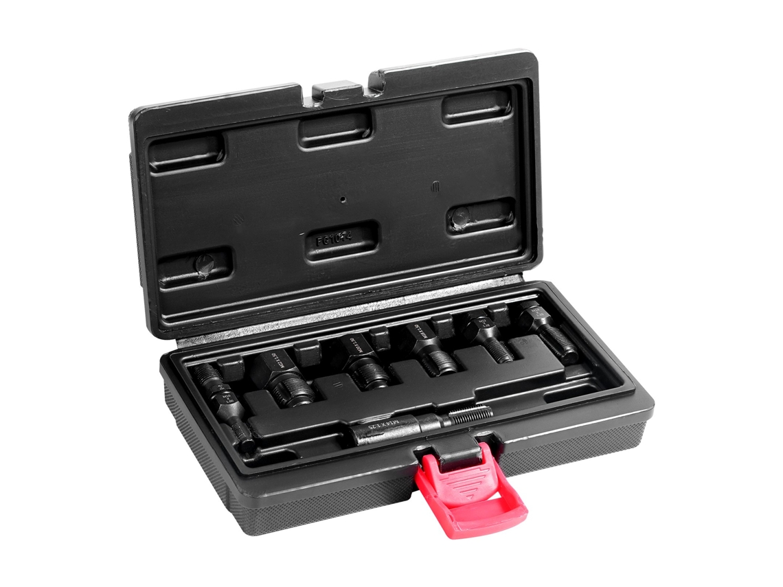 Kit Restaurador de Rosca Métrica VEVOR de 7 Peças para Reparo de Rosca