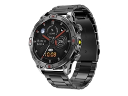 Smartwatch YIZHOOD Kc86 1.43 Inch Chamada Bluetooth 100+ Modos Desportivos Monitorização Da Saúde 450Mah Longa Espera Android e Ios Preto