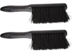 Conjunto De 2 Peças Com Escovas Para Lareira, Ferramentas De Limpeza E Escova Para Bancada.