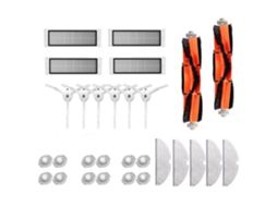 Para xiaomi roborock s50 s51 s55 s5 s6 peças de aspirador de pó escova lateral filtro hepa escova principal mop panos acessórios