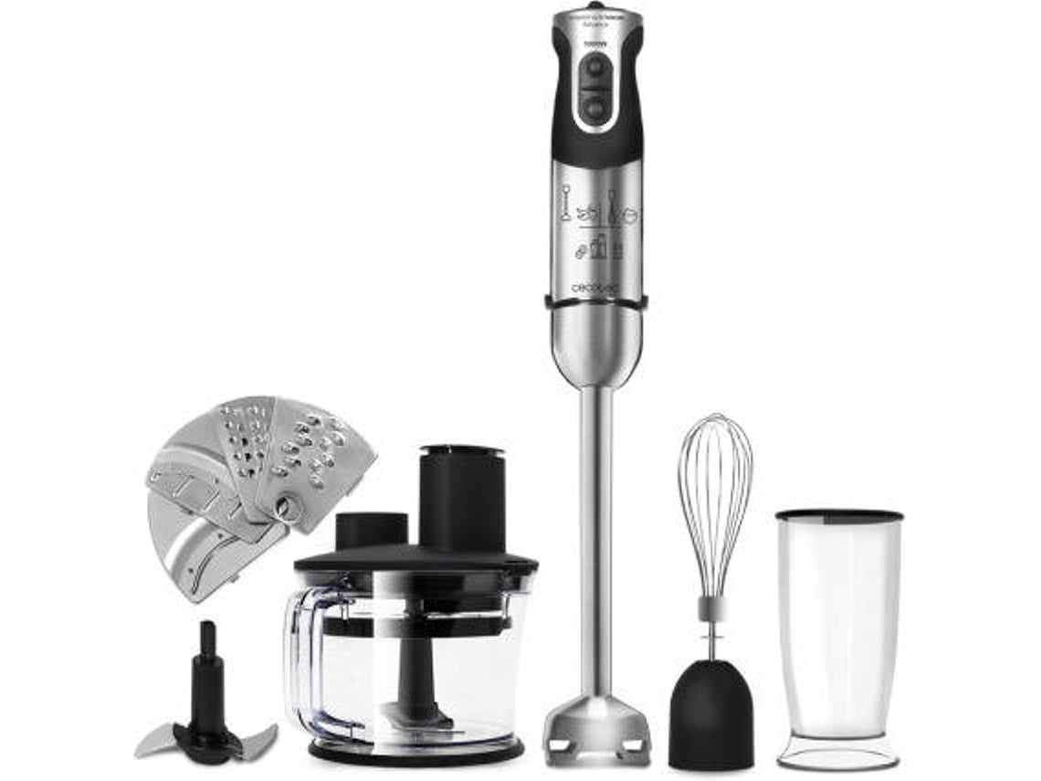 Varinha Mágica + Acessórios CECOTEC Powerful Titanium Pro (1000 W - Inox)