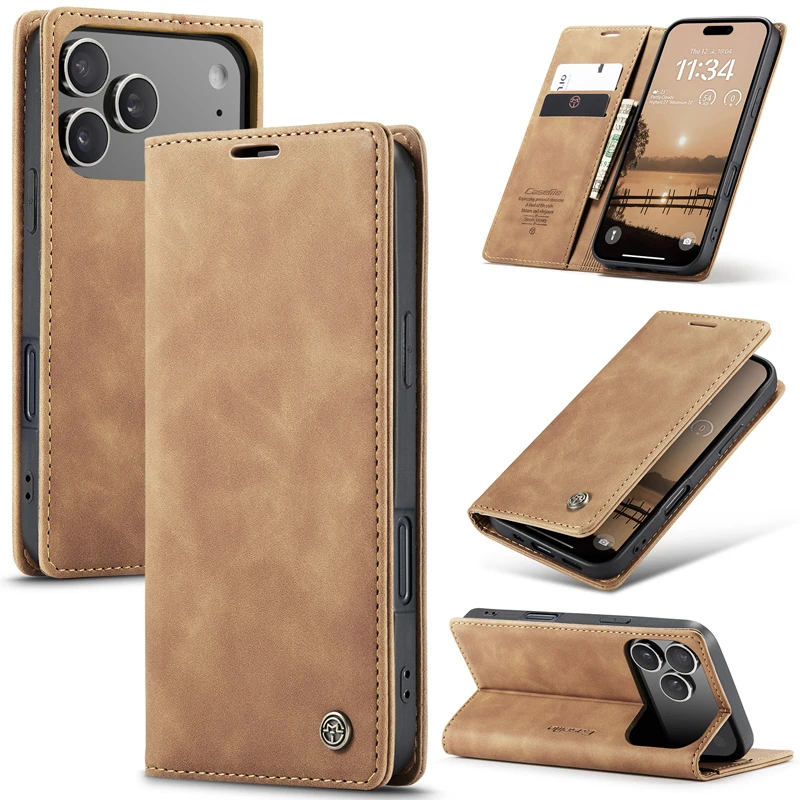 Capa Caseme 0013 Para Iphone 17 Pro Marrom