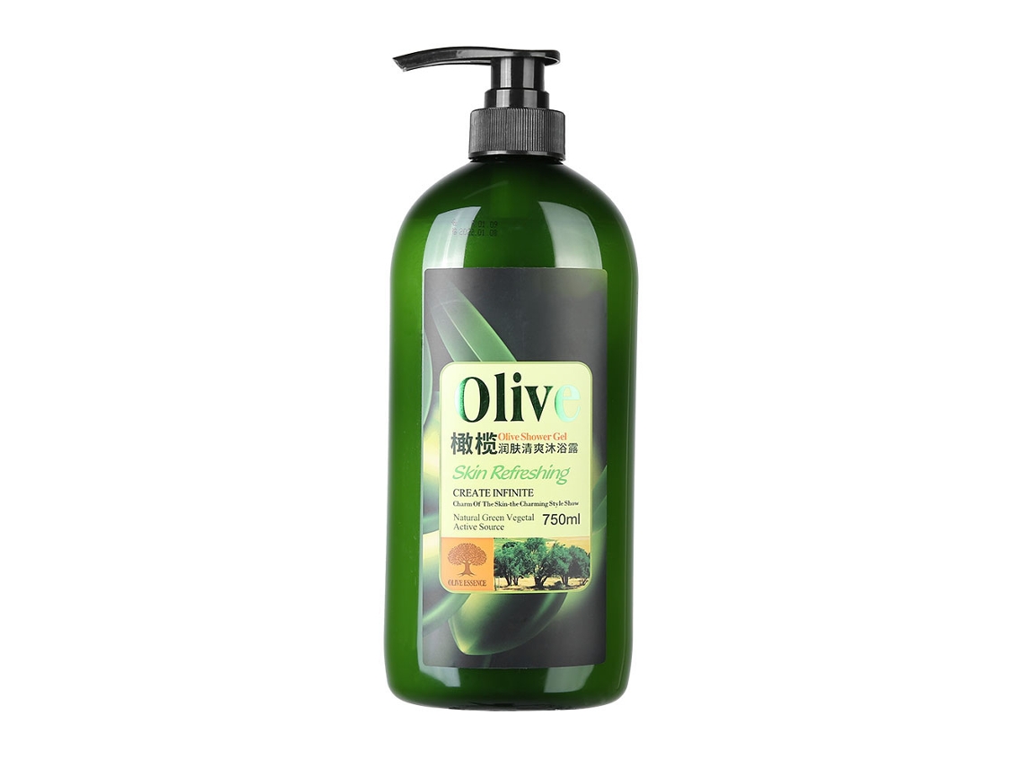 Gel de Banho 2026 com Azeite de Oliva 750ml Hidratante, Nutritivo, Limpeza Profunda e Perfumado para o Corpo