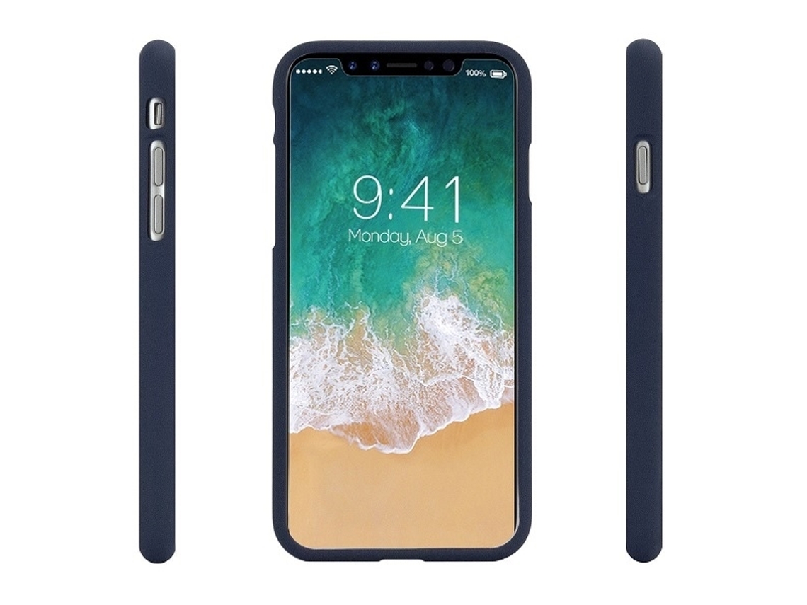 Capa Gentil Meia Noite para iPhone 15 Pro Max MERCURY Pele Sintética Preto