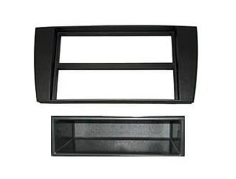 Adaptador de Painel de Rádio Din Único Preto Jeep Wrangler 2005