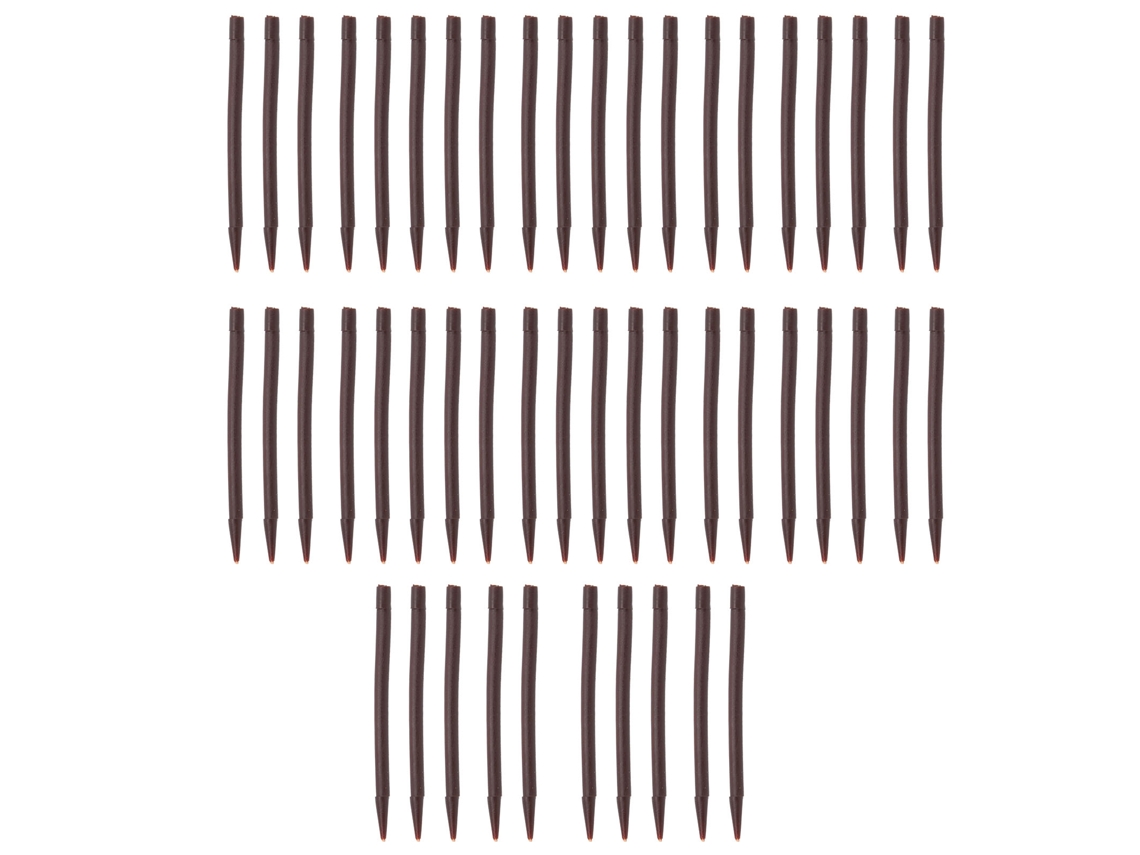 50 Manguitos de Borracha Anti emaranhamento para Pesca 53mm