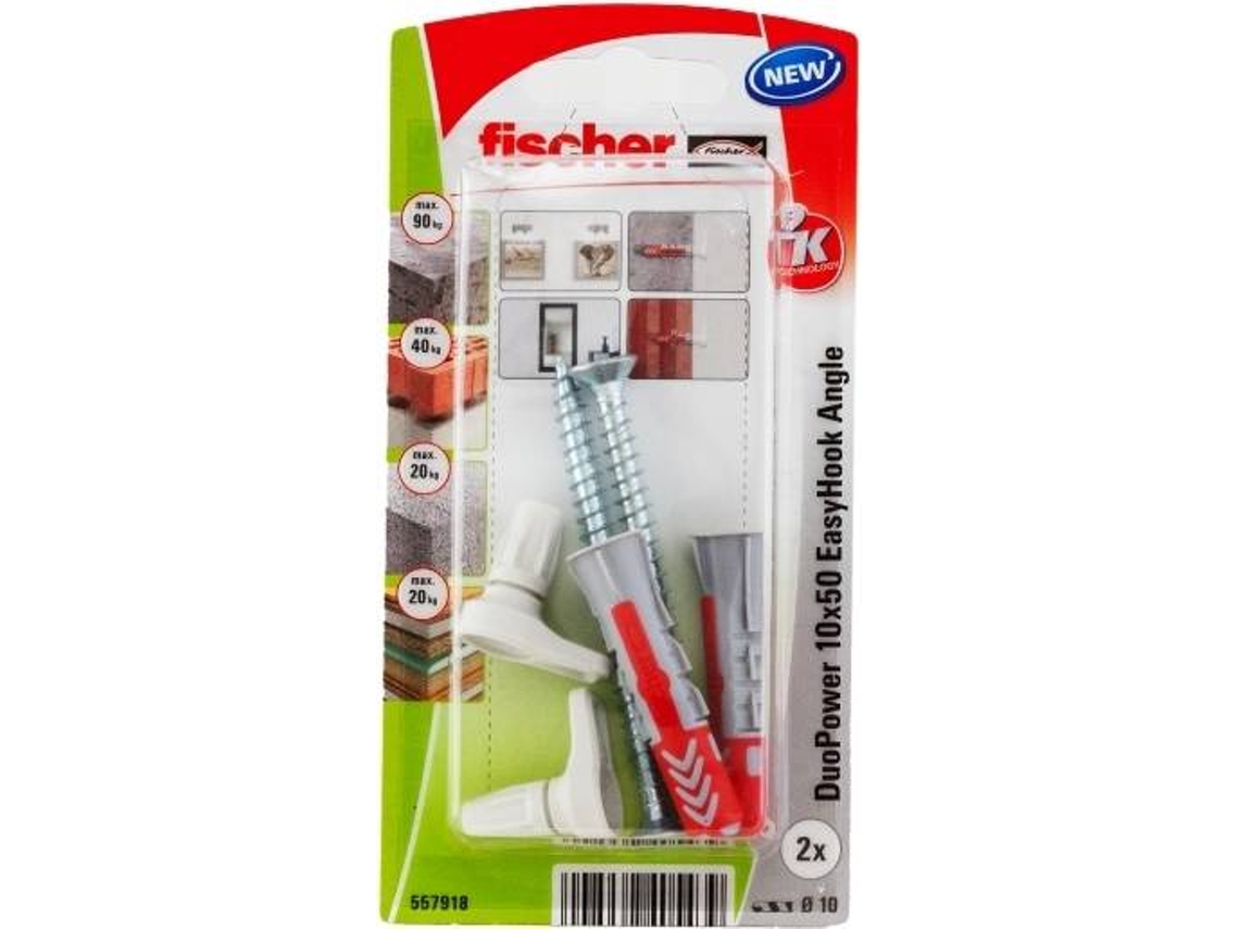 DuoPower 10x50 EasyHook Escápula FISCHER 2K (NV)